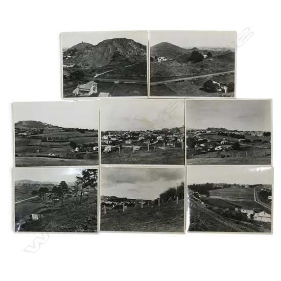SERIES 8 PHOTOGRAPHS OF LANDSCAPE ROAD MT EDEN & AREA 160 x 210mm